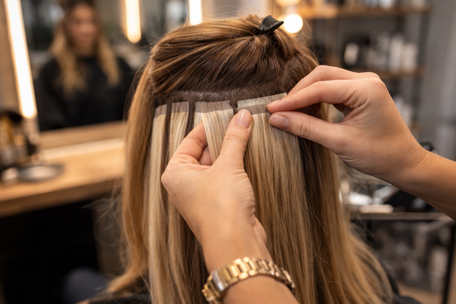Haarextensions at Tony&Son Brussels