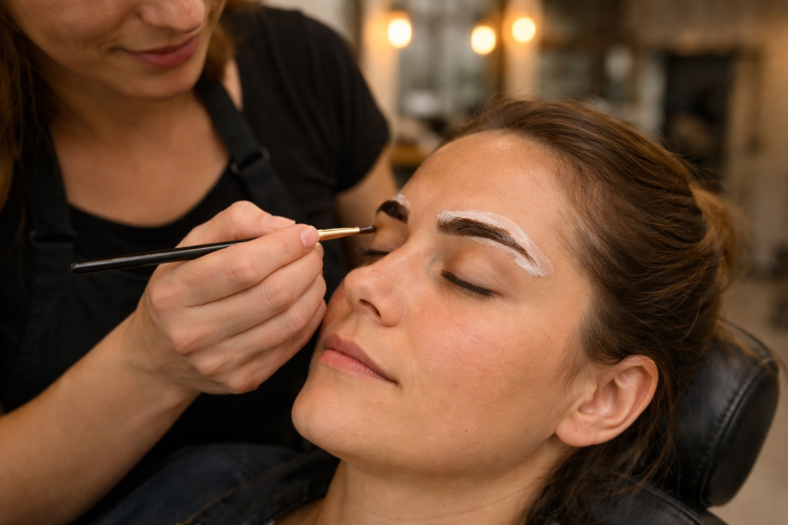 Wenkbrauwkleuring at Tony&Son Brussels